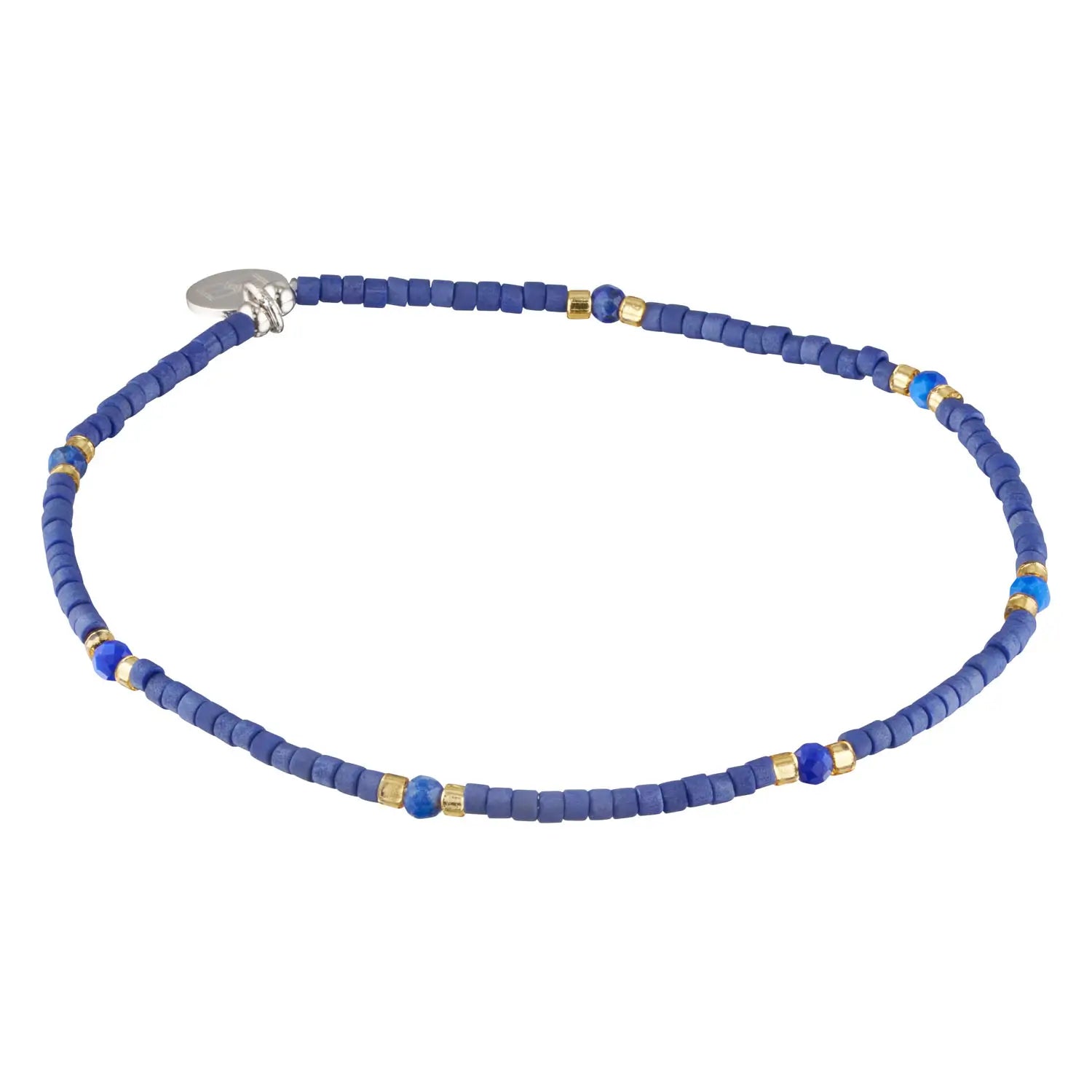 Colour Splice Lapis Lazuli Gemstone Stacking Bracelet 1 - Australian Jewellery Brand Bowerbird Jewels