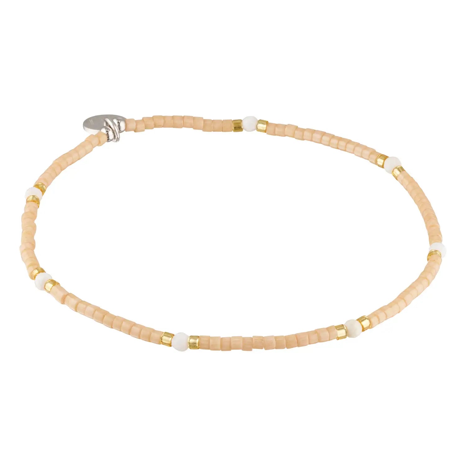 Colour Splice Pink Shell Gemstone Stacking Bracelets 1 - Australian Jewellery Brand Bowerbird Jewels