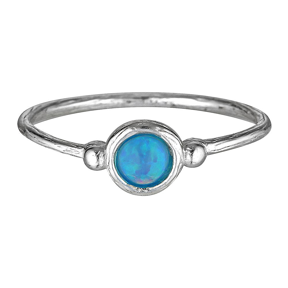 Cosmos Opalite Ring Silver 1 - Bowerbird Jewels - Online Jewellery Store
