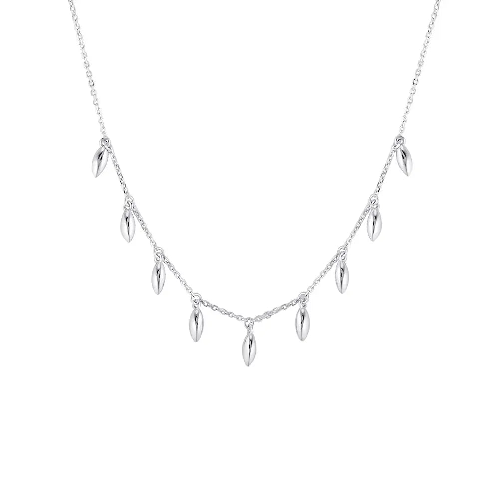 Dew Drops Necklace Silver 1 - Australian Jewellery Brand Bowerbird Jewels