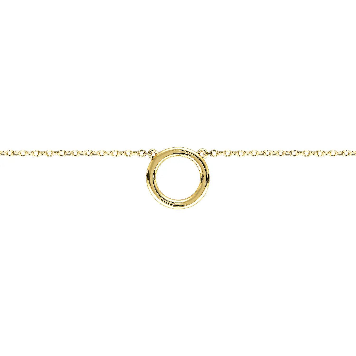Orbit Circle Necklace in Silver and Gold Gold 3 - Australian Jewellery Brand Bowerbird Jewels