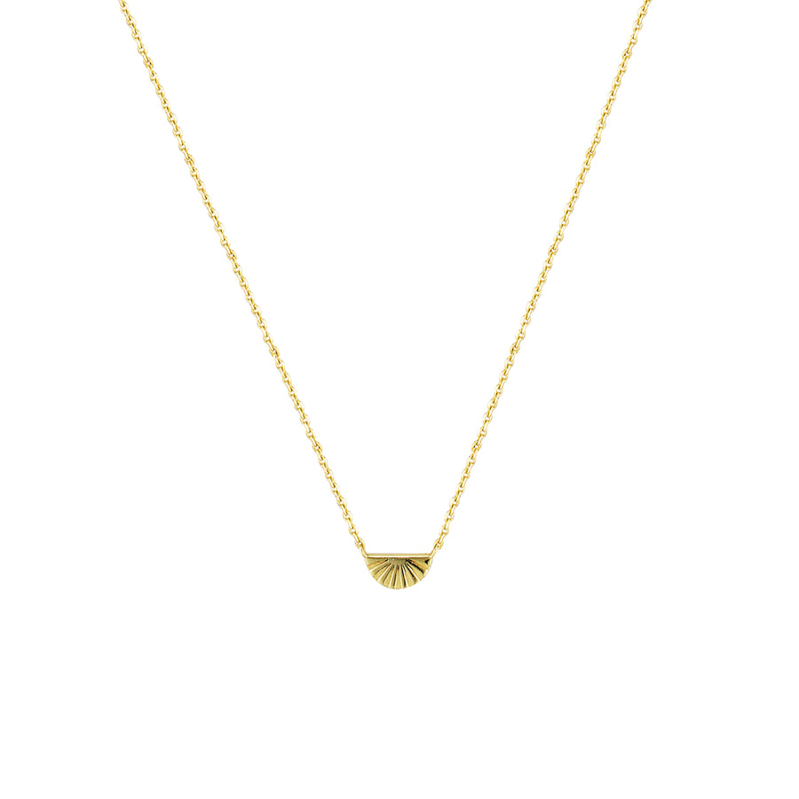 Rising Sun Pendant Gold 1 - Bowerbird Jewels - Online Jewellery Store