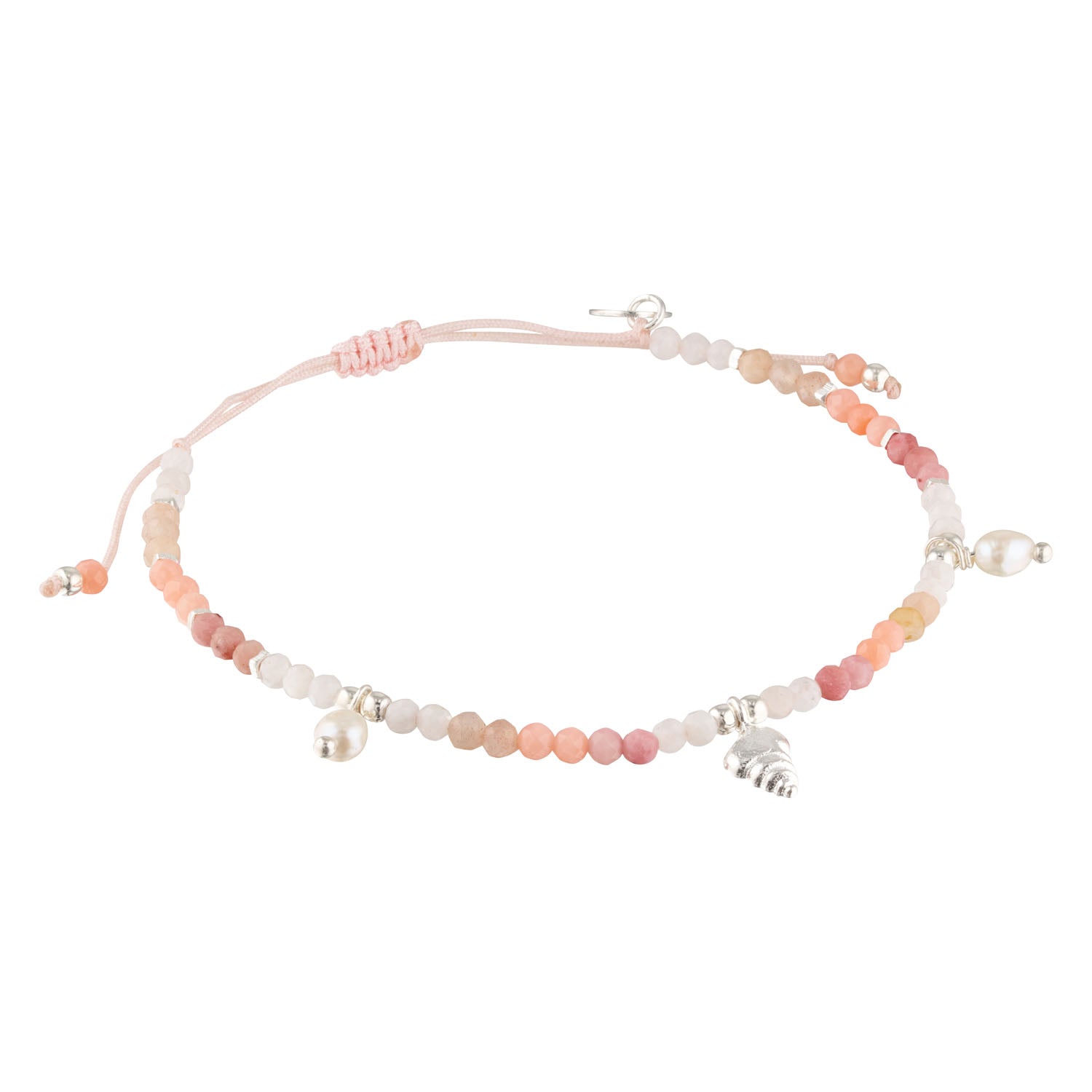 Saltwater Shell, Pearl and Gemstone Stacking Bracelet-Australian Jewellery Brand Bowerbird Jewels