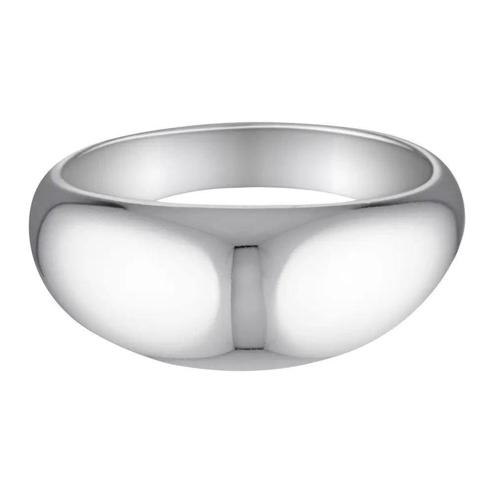 Silver Wide Dome Ring Silver 1 - Australian Jewellery Brand Bowerbird Jewels