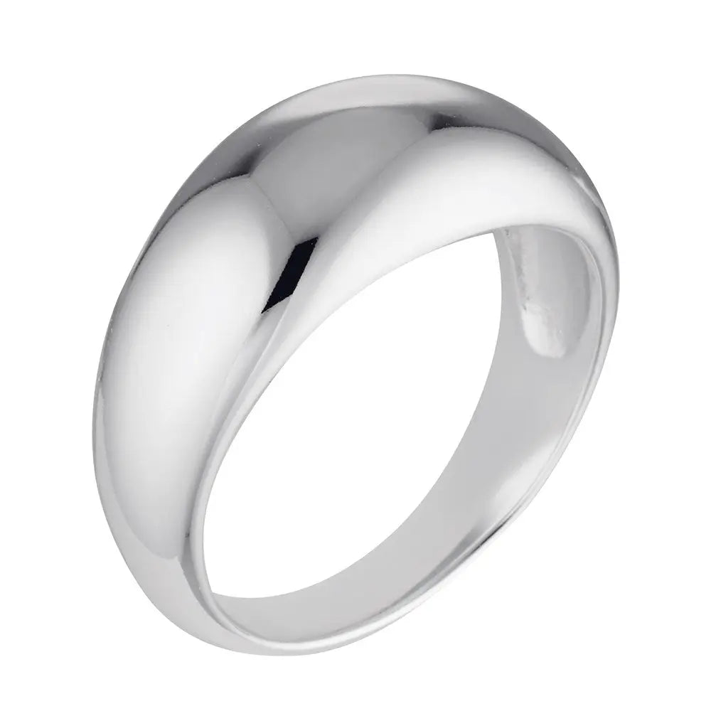 Silver Wide Dome Ring Silver 2 - Australian Jewellery Brand Bowerbird Jewels