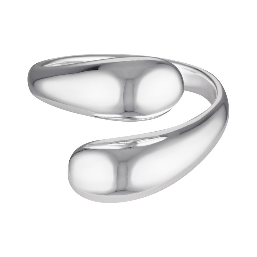 Silver Split Dome Ring Silver 1 - Bowerbird Jewels - Online Jewellery Store
