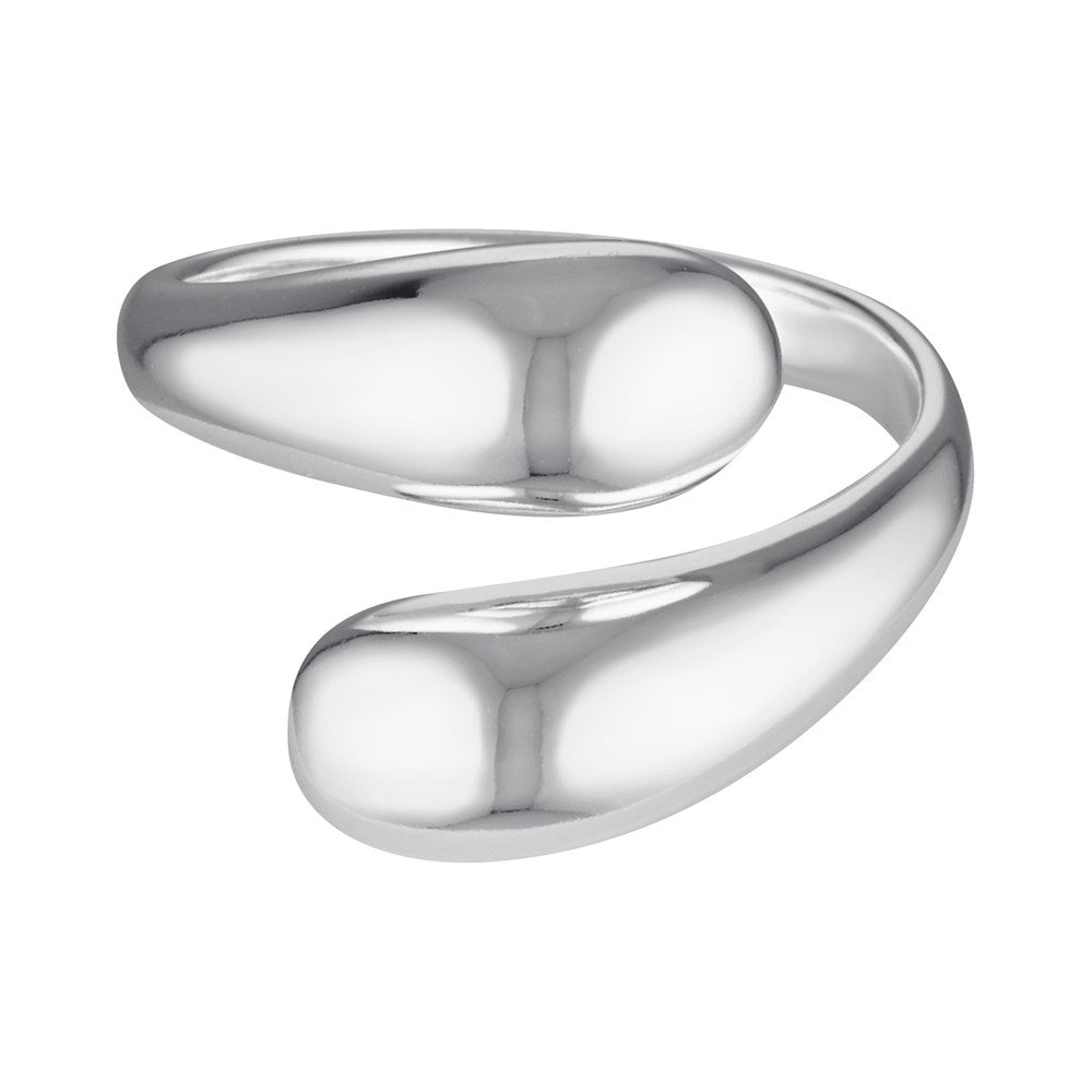 Silver Split Dome Ring Silver 1 - Bowerbird Jewels - Online Jewellery Store