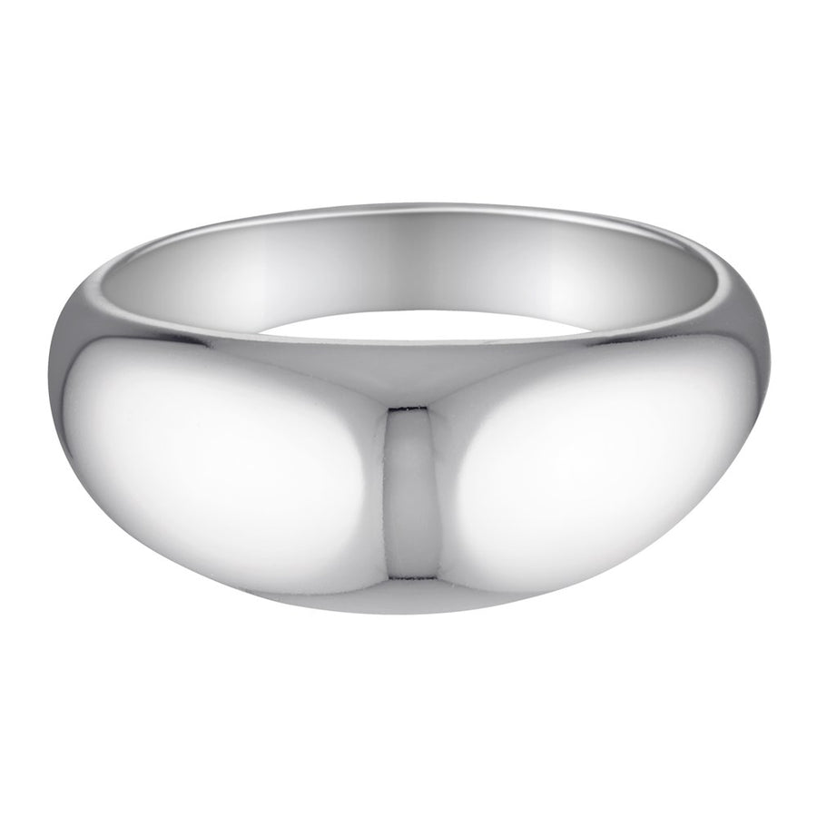 Silver Wide Dome Ring Silver 1 - Bowerbird Jewels - Online Jewellery Store