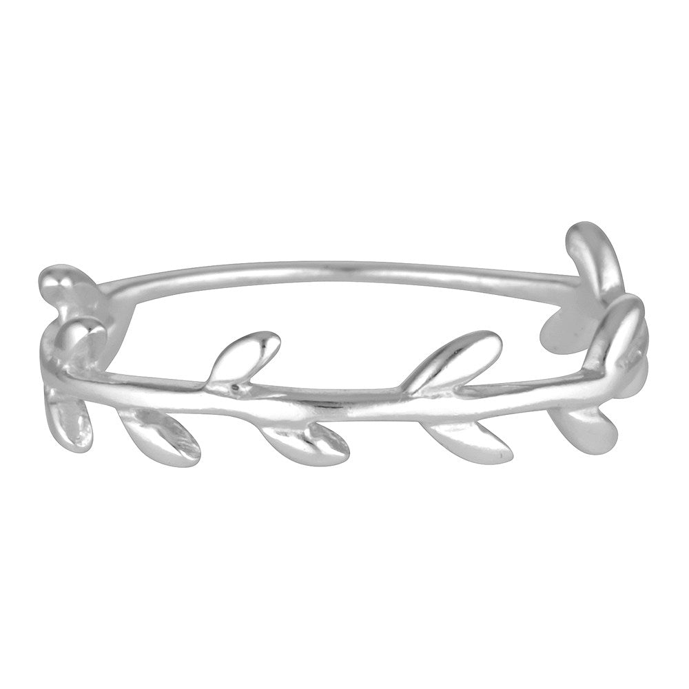 Vine Ring Silver 1 - Bowerbird Jewels - Online Jewellery Store