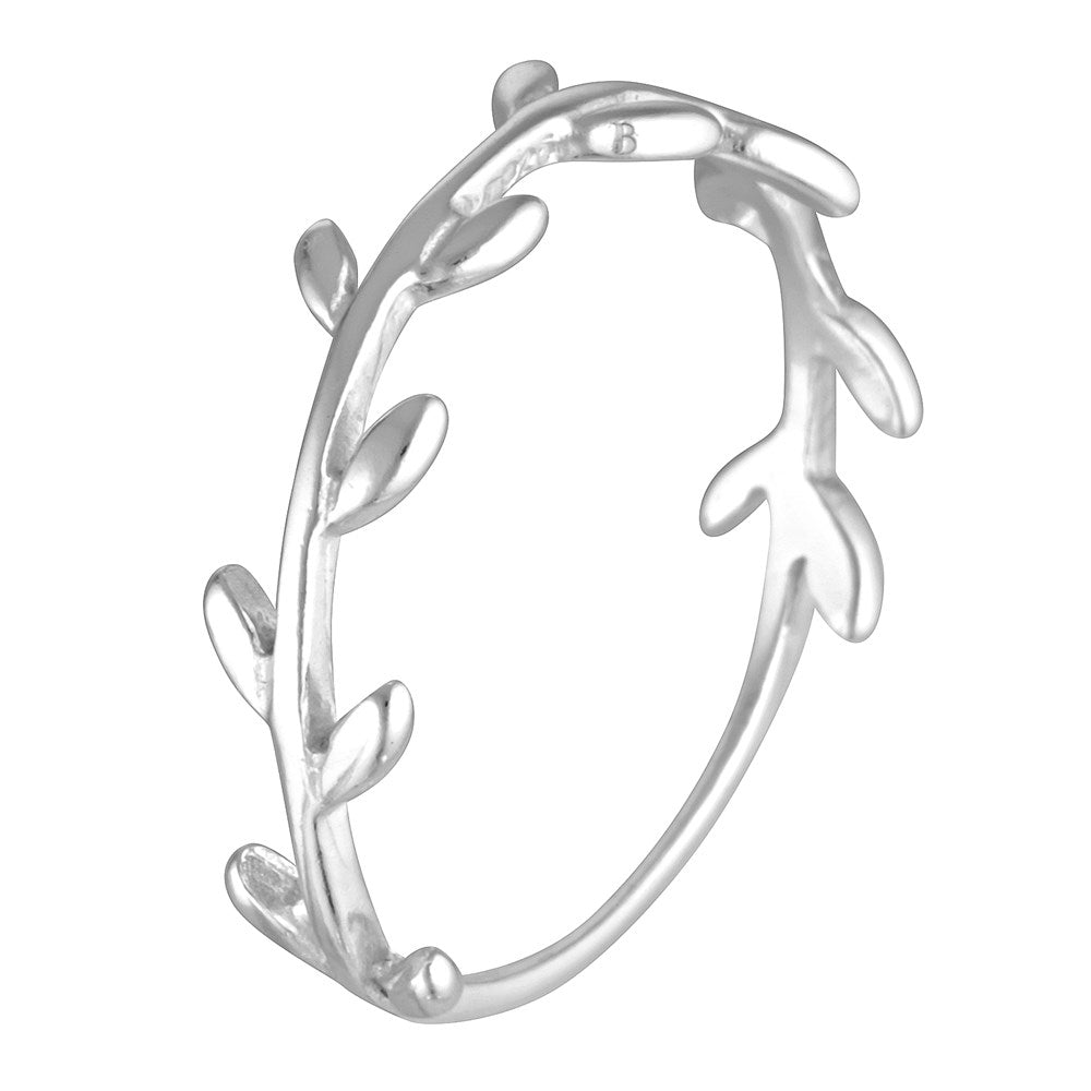 Vine Ring Silver 3 - Bowerbird Jewels - Online Jewellery Store