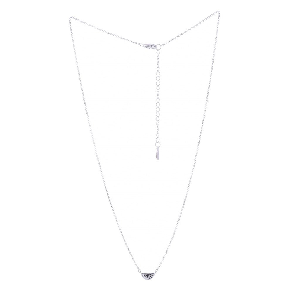 Rising Sun Pendant Silver 2  - Bowerbird Jewels - Online Jewellery Stores