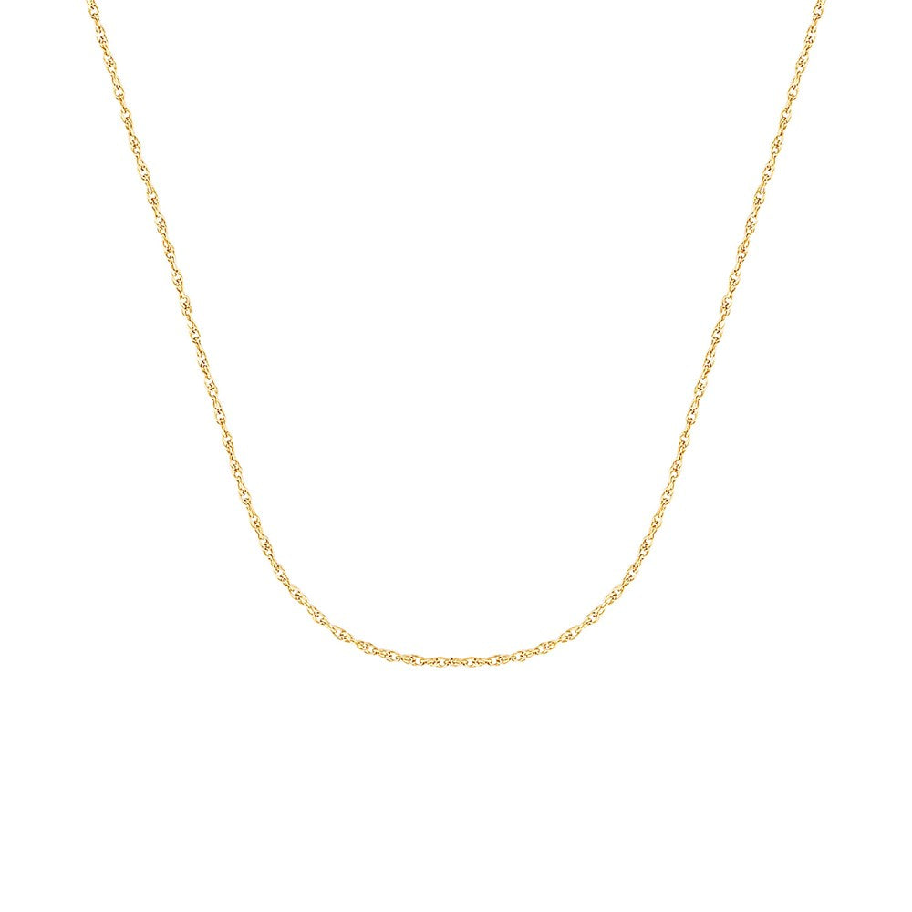 Gold Fine Rope Chain Necklace 1 - Bowerbird Jewels - Online Jewellery Stores