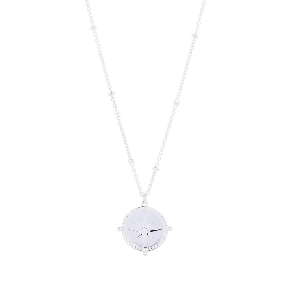 Compass of the Soul Necklace Silver - Bowerbird Jewels - Online Jewellery Stores