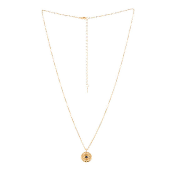 Minds Eye Necklace Gold 3 - Bowerbird Jewels - Online Jewellery Stores