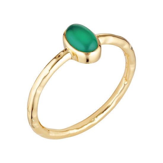  Gold Solasta Green Onyx Ring 2 - Bowerbird Jewels - Online Jewellery Stores