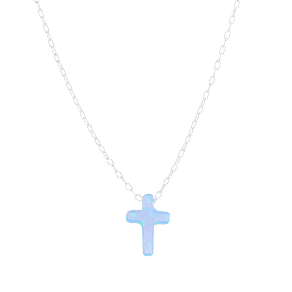 Opalite Cross Necklace