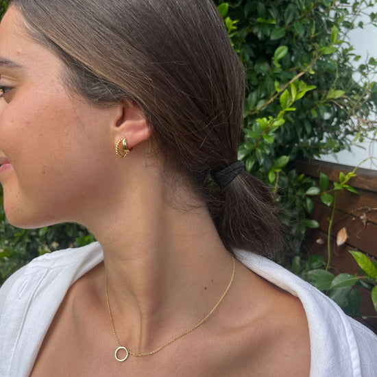 Tapering Hoop Earrings