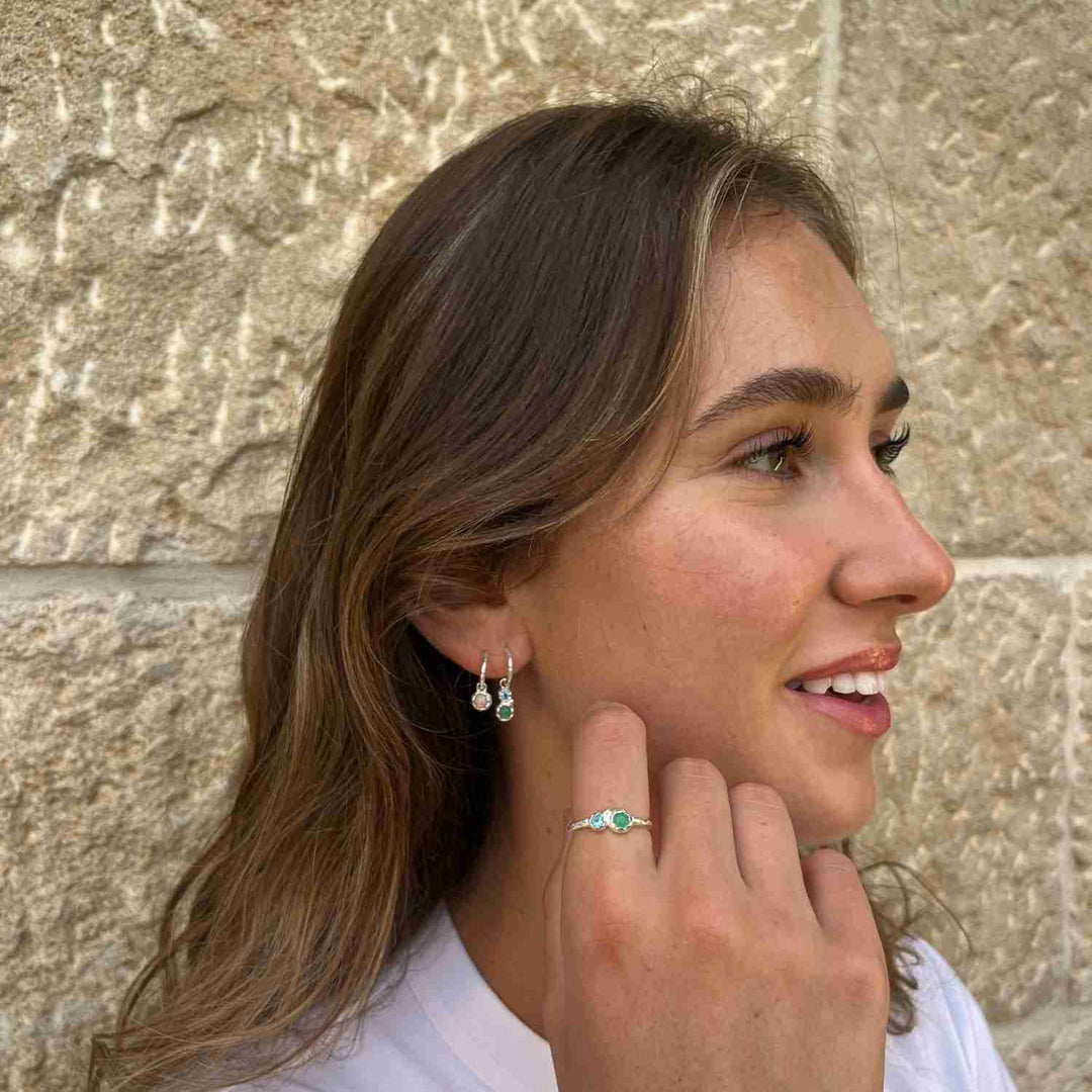 Empowered Organic Drop Earrings