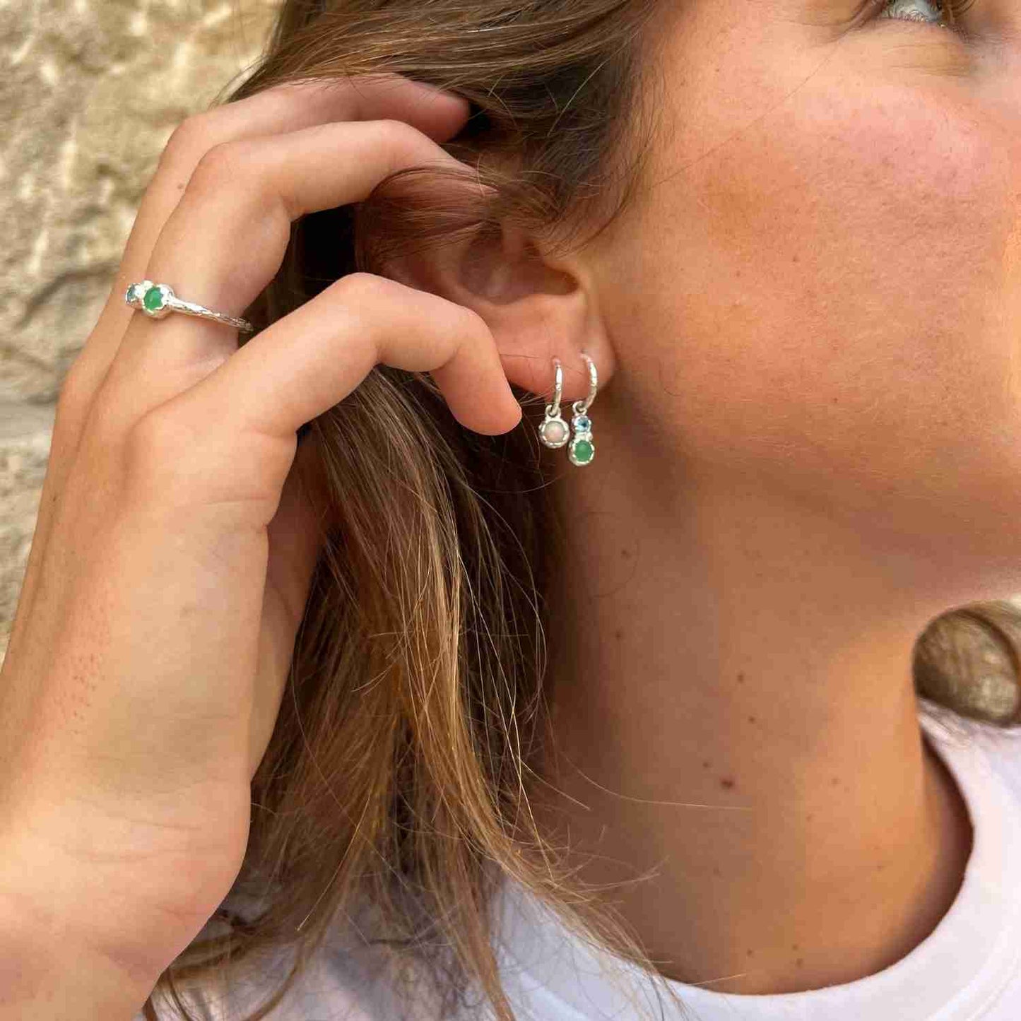 Empowered Organic Drop Earrings