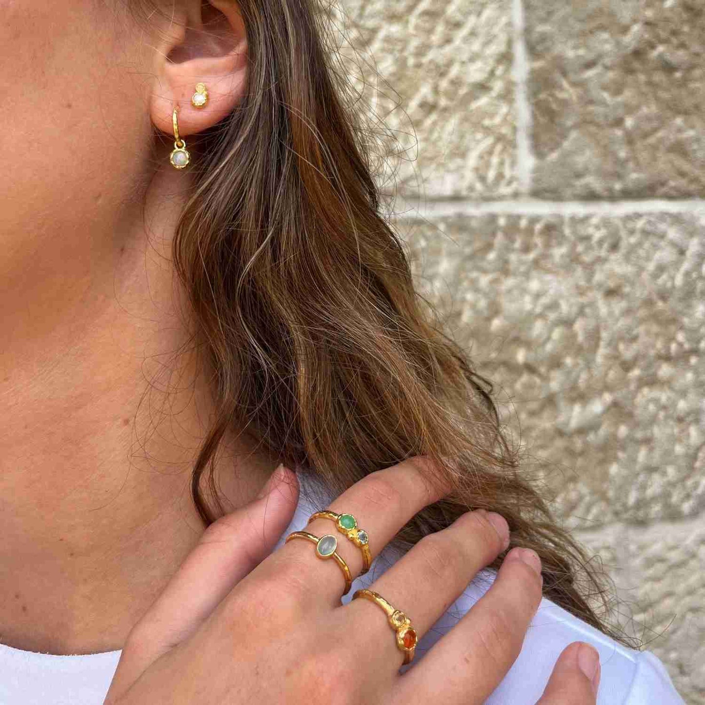 Energised Organic Stacking Ring