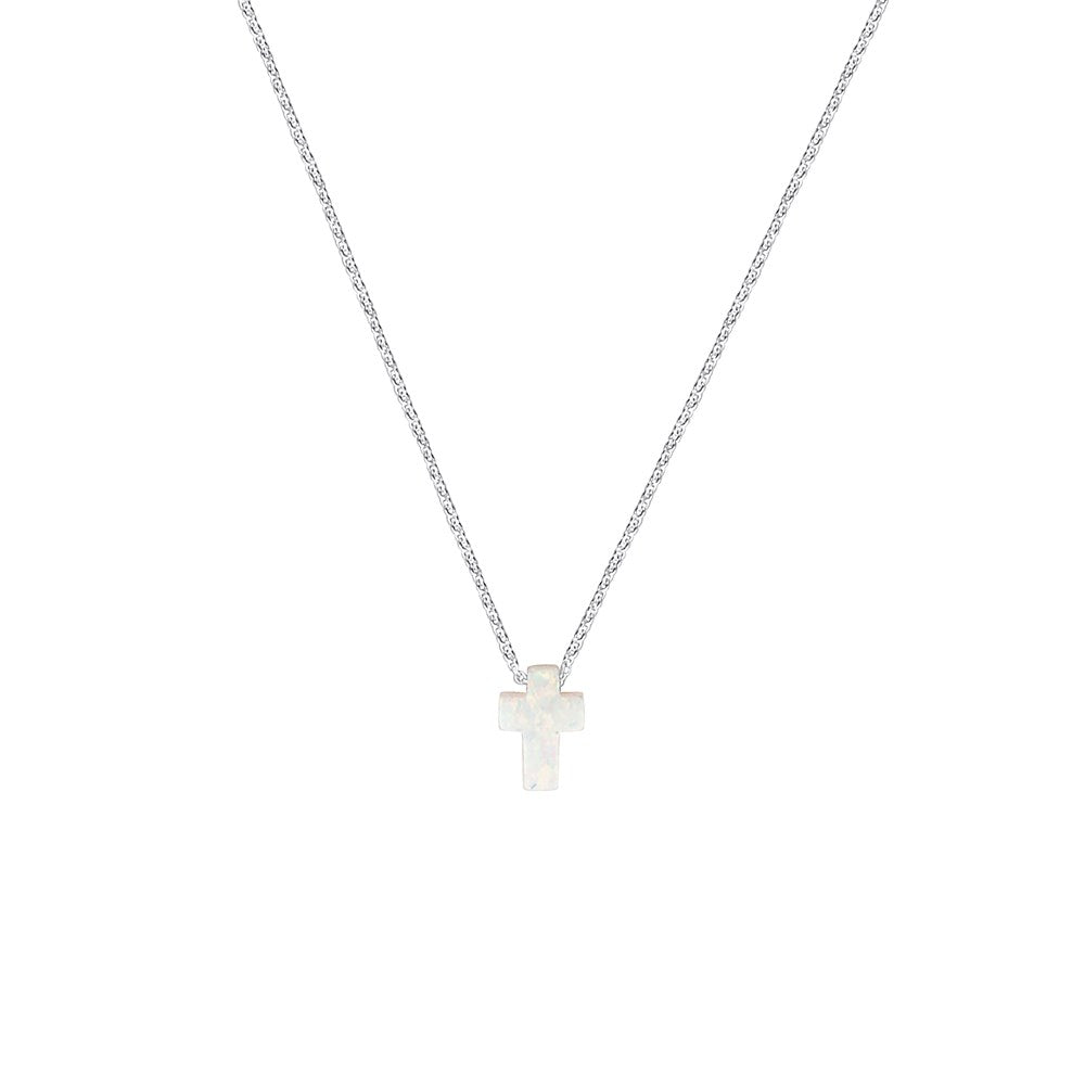 Opalite Cross Necklace