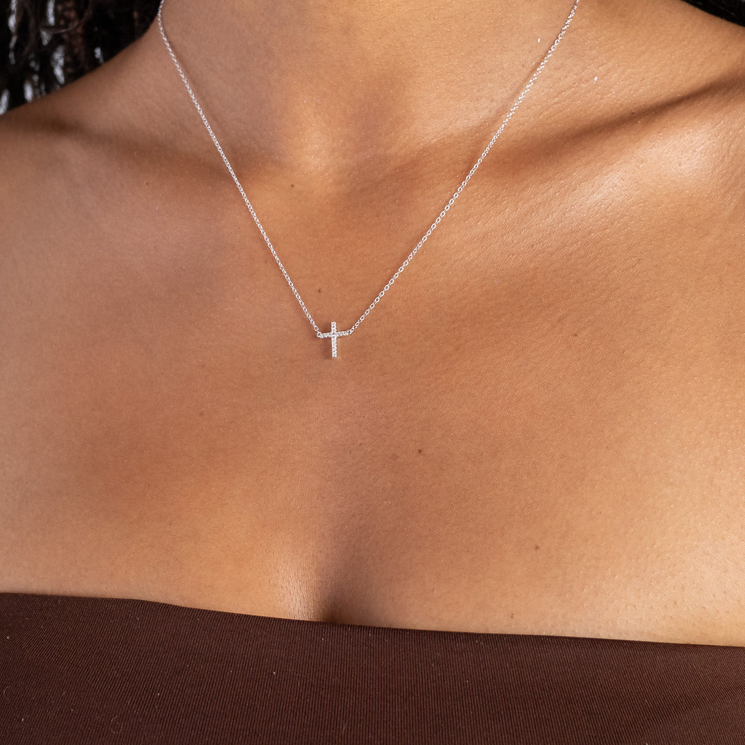 Cubic Zirconia Cross