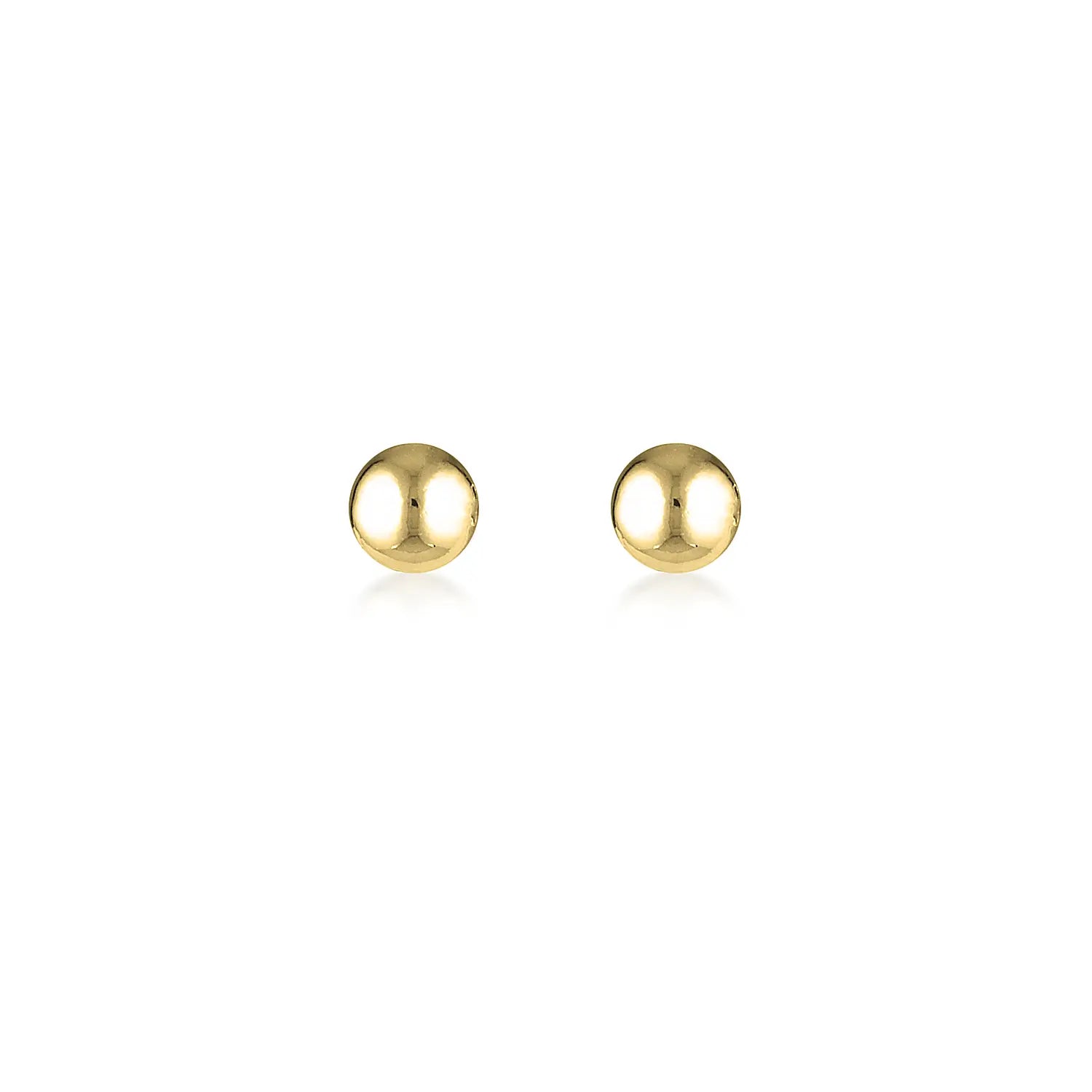 3.0mm Ball Stud Earrings Gold 2 - Australian Jewellery Brand Bowerbird Jewels