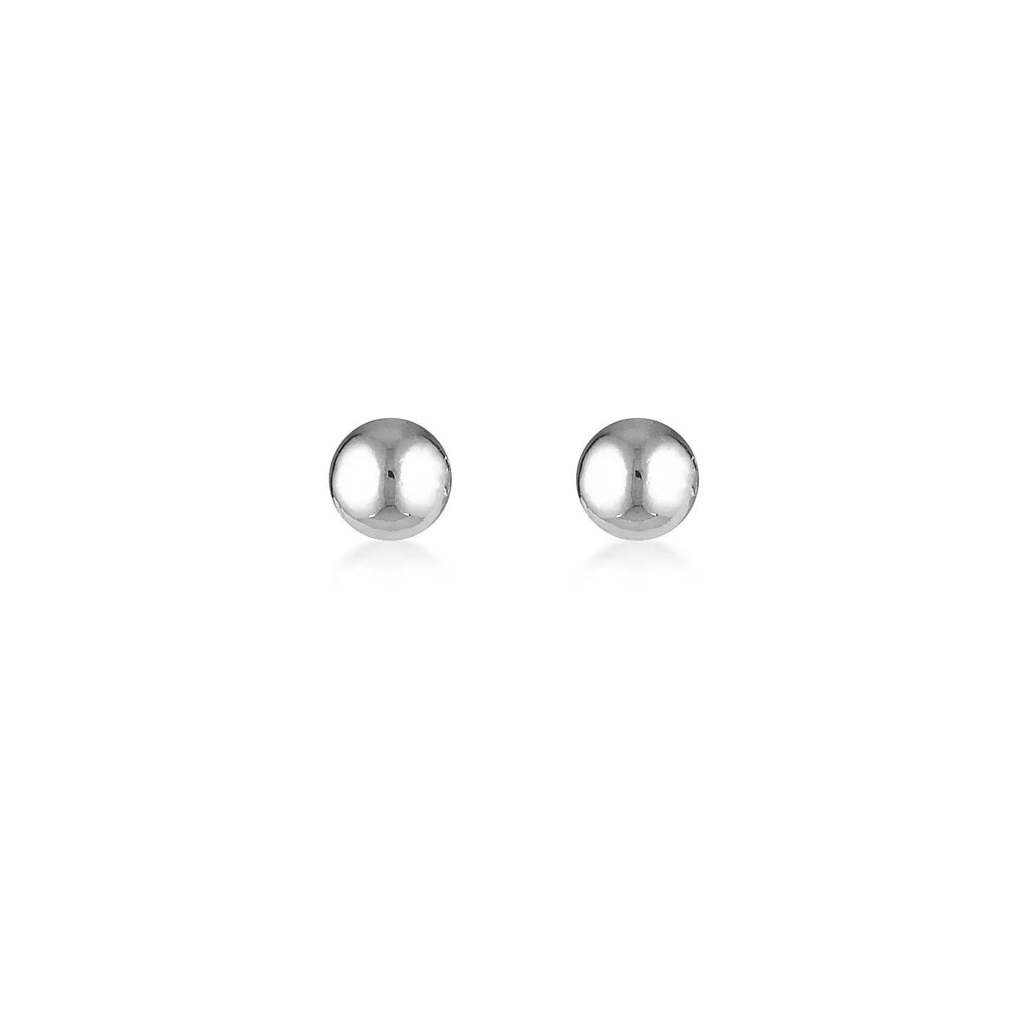 3.0mm Ball Stud Earrings Silver 2 - Australian Jewellery Brand Bowerbird Jewels
