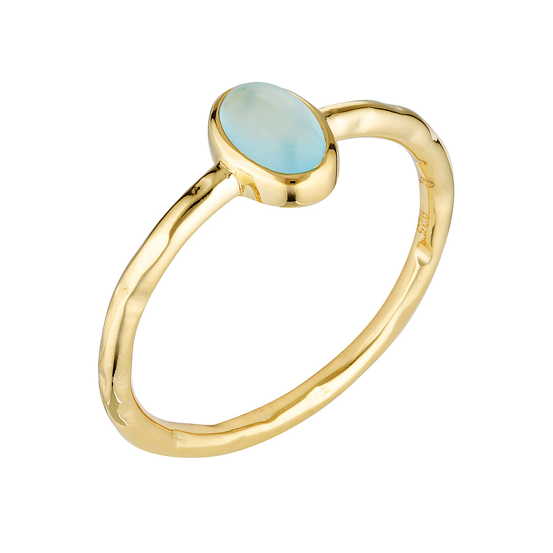 Solasta Aqua Chalcedony Ring