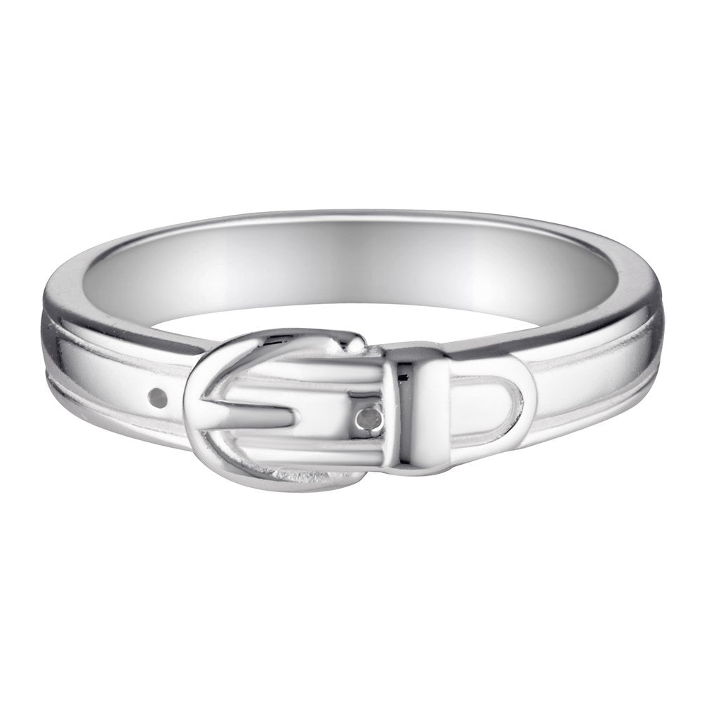 Silver Buckle Ring