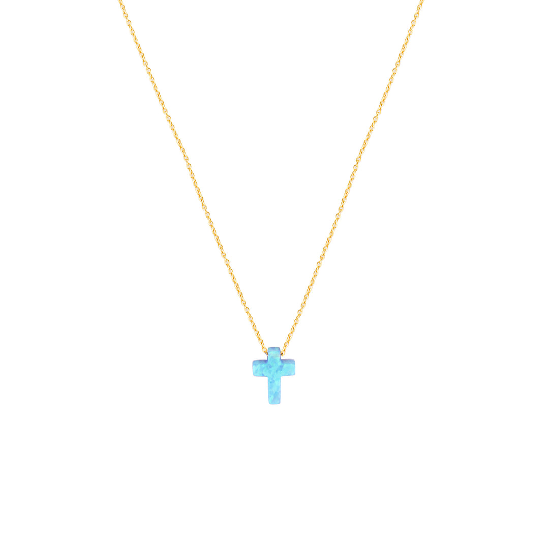 Opalite Cross Necklace