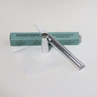 Bowerbird Diamond & Gemstone Cleaning Pen with its mint green packaging box and a white microfiber cloth on a clean white background.