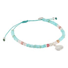 Caspian Shell and Beaded Gemstone Stacking Bracelet 1 - Australian Jewellery Brand Bowerbird Jewels