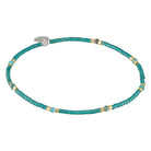 Colour Splice Blue Apatite Gemstone Stacking Bracelet 1 - Australian Jewellery Brand Bowerbird Jewels