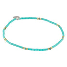 Colour Splice Turquoise Gemstone Stacking Bracelet 1 - Australian Jewellery Brand Bowerbird Jewels
