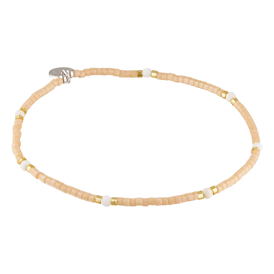 Colour Splice Pink Shell Gemstone Stacking Bracelets-Australian Jewellery Brand Bowerbird Jewels