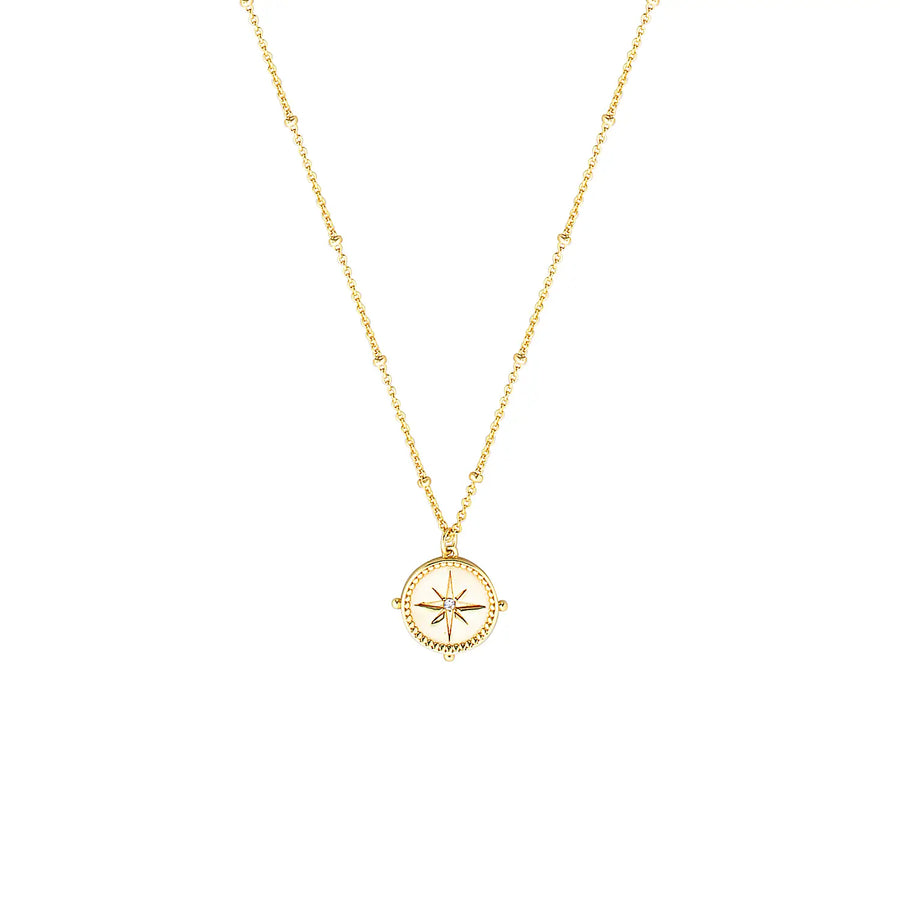 Compass of the Soul Necklace Gold 1 - Australian Jewellery Brand Bowerbird Jewels