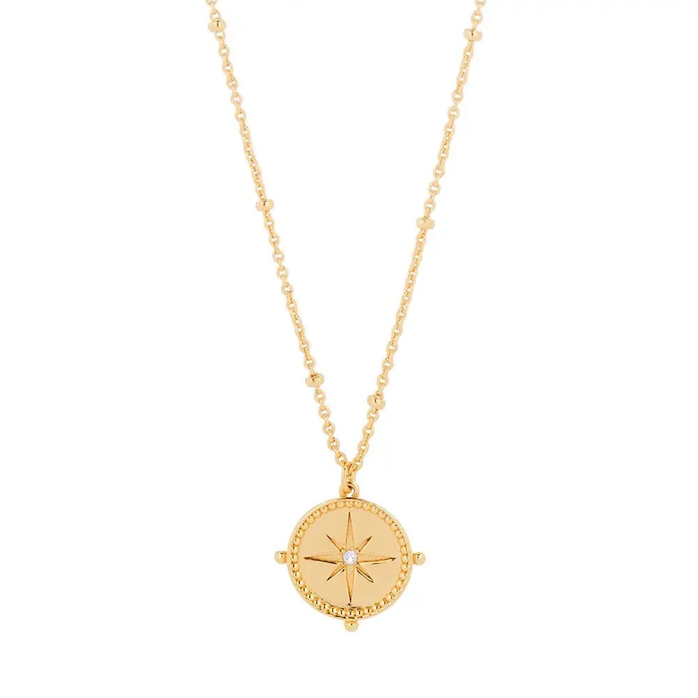 Compass of the Soul Necklace Gold 1 - Australian Jewellery Brand Bowerbird Jewels