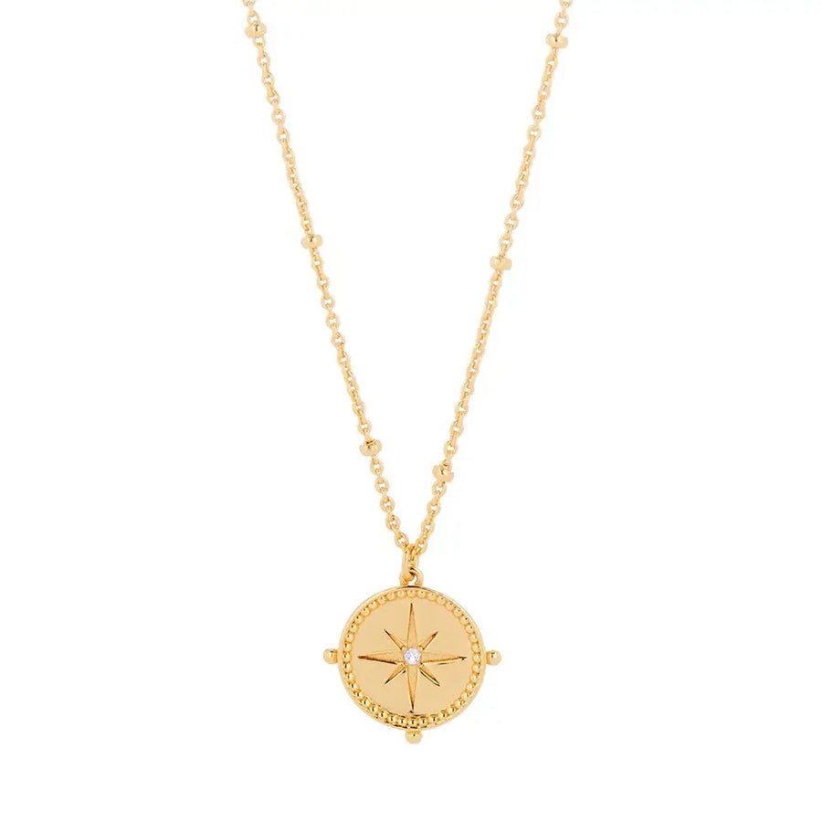 Compass of the Soul Necklace Gold 1 - Australian Jewellery Brand Bowerbird Jewels