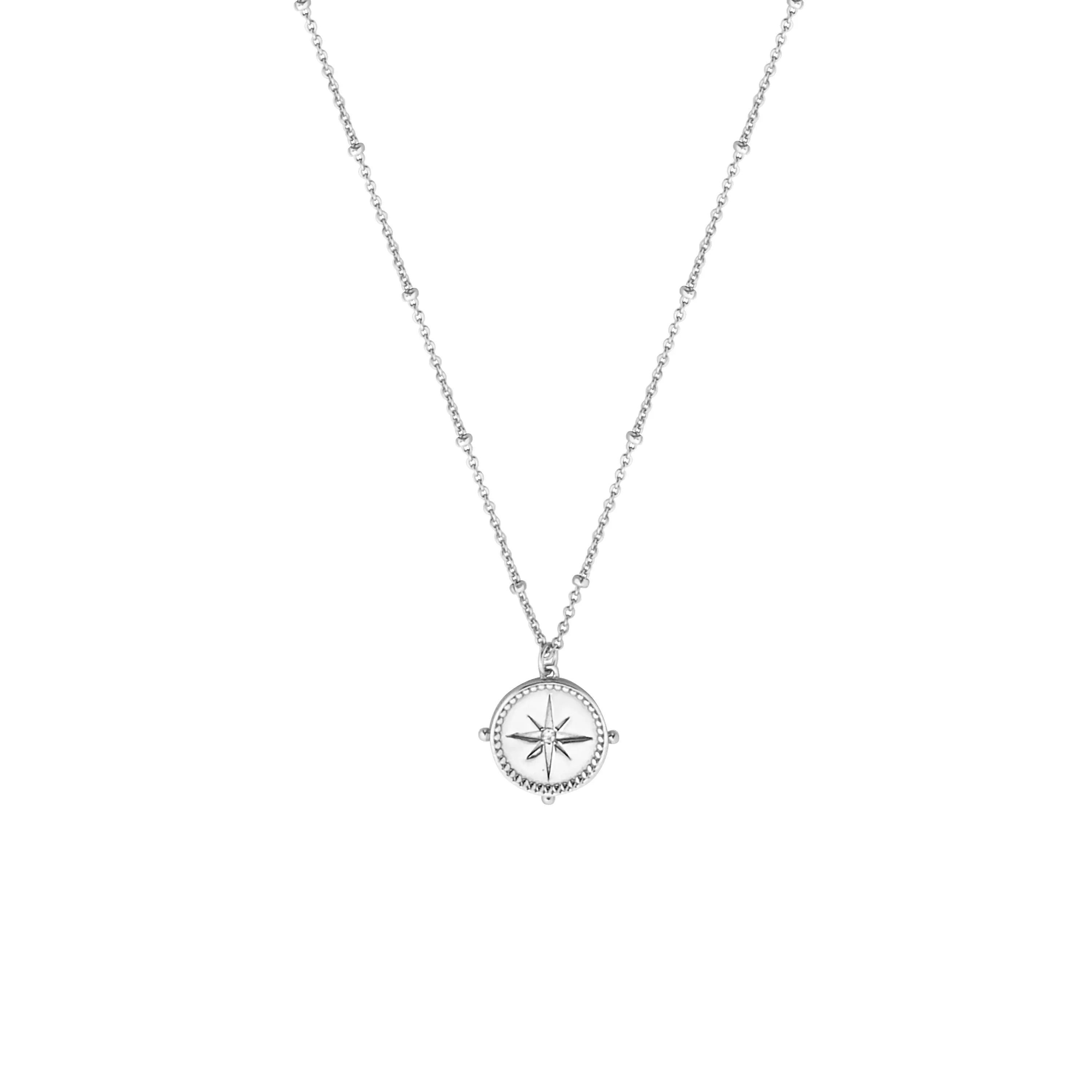 Compass of the Soul Necklace Silver 1 - Australian Jewellery Brand Bowerbird Jewels