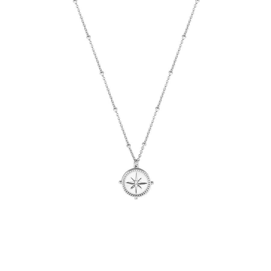 Compass of the Soul Necklace Silver 1 - Australian Jewellery Brand Bowerbird Jewels