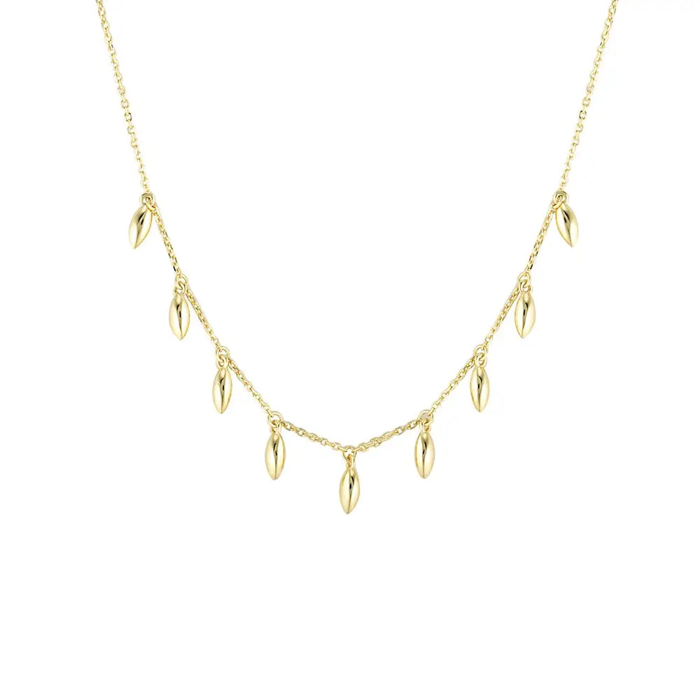 Dew Drops Necklace Gold 1 - Australian Jewellery Brand Bowerbird Jewels