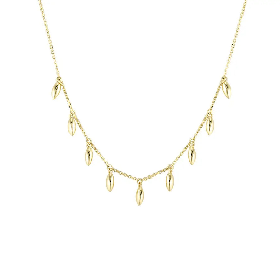 Dew Drops Necklace Gold 1 - Australian Jewellery Brand Bowerbird Jewels