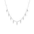 Dew Drops Necklace Silver 1 - Australian Jewellery Brand Bowerbird Jewels