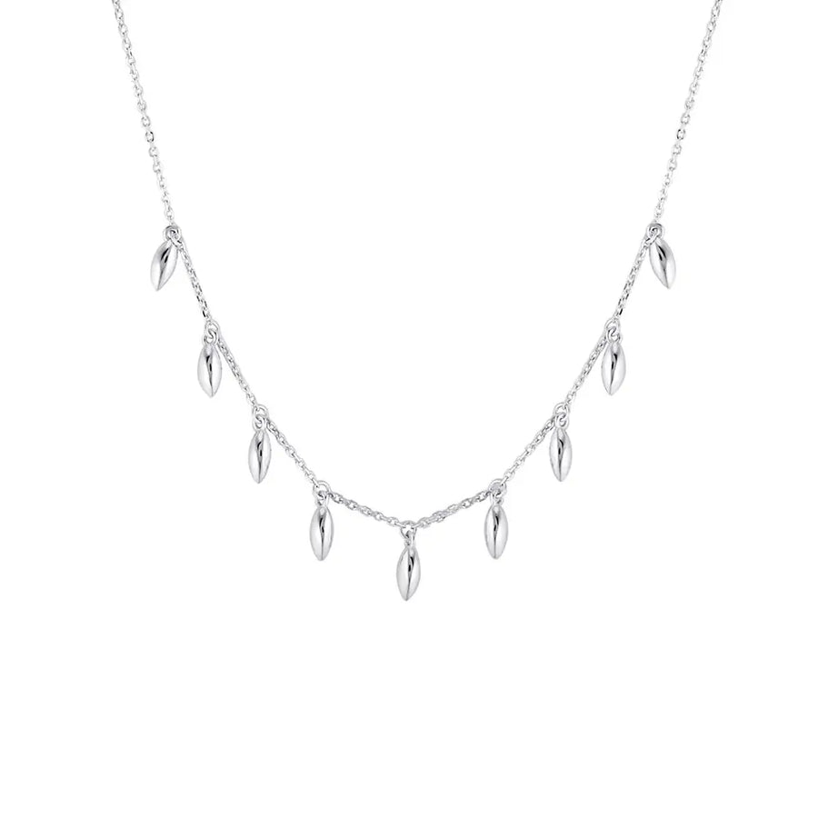 Dew Drops Necklace Silver 1 - Australian Jewellery Brand Bowerbird Jewels
