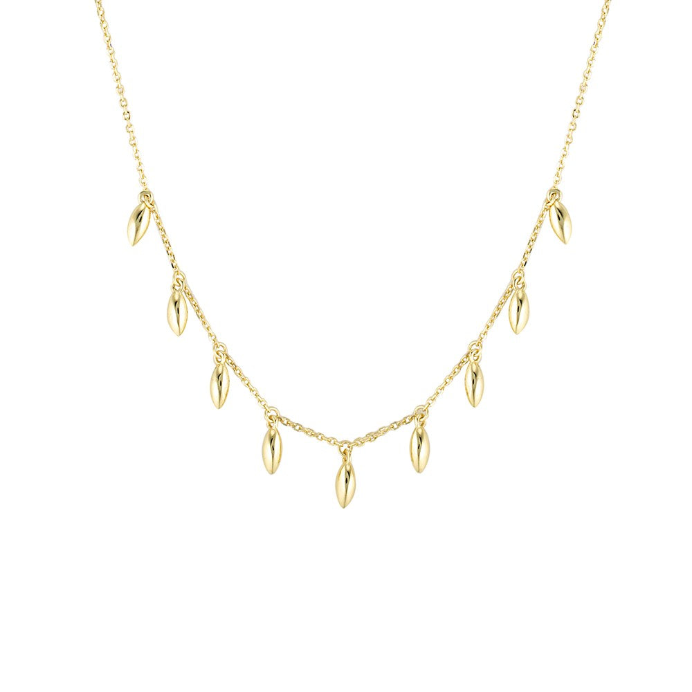 Dew Drops Necklace Gold 1 - Australian Jewellery Brand Bowerbird Jewels