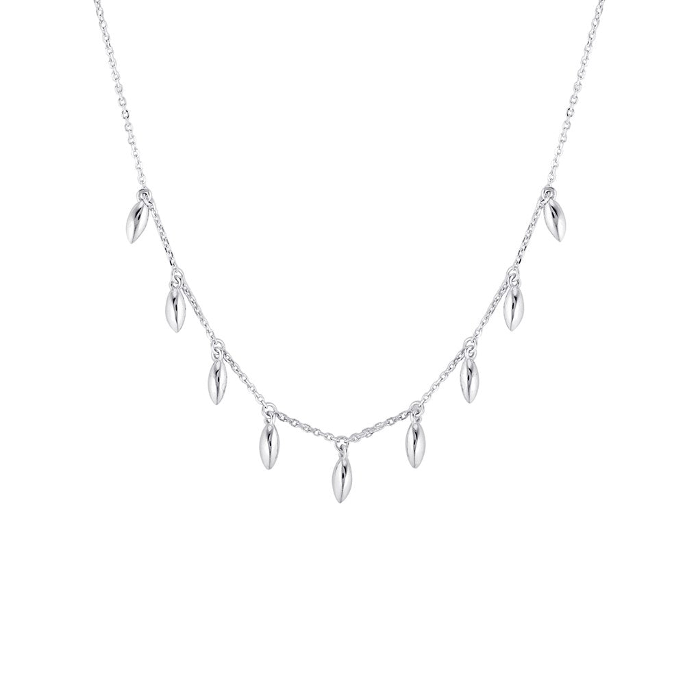 Dew Drops Necklace Silver 1 - Australian Jewellery Brand Bowerbird Jewels