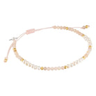 Fine Line Pearl and Sunstone Beaded Stacking Bracelet 1 - Australian Jewellery Brand Bowerbird Jewels