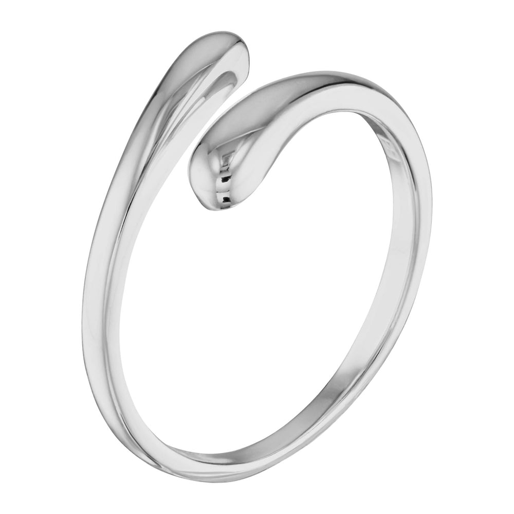 Fine Silver Split Dome Ring Side View - Australian Online Jewellery Brand Bowerbird Jewels