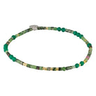 Gem Pop Zoisite & Green Agate Beaded Stacking Bracelet 1 - Australian Jewellery Brand Bowerbird Jewels